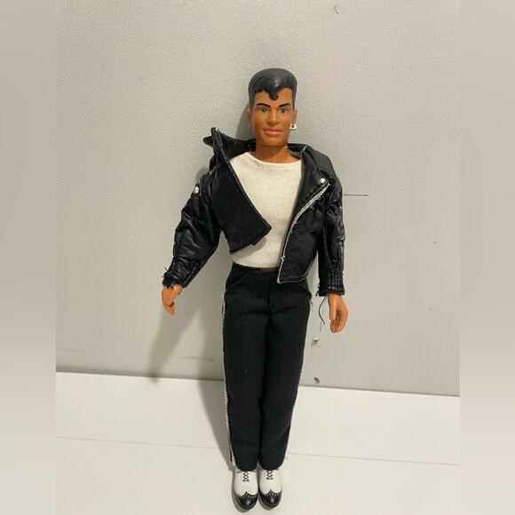 New Kids On The Block Jordan Knight Doll 90's Concert Outfit Black Jacket - Picture 1 of 5